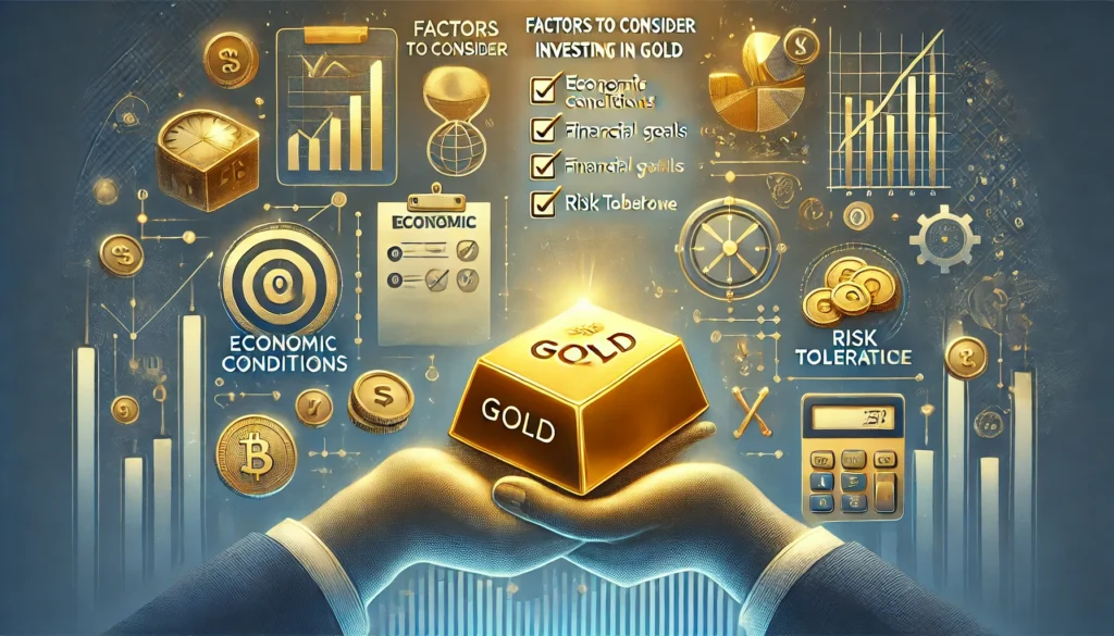 Factors for investing in gold