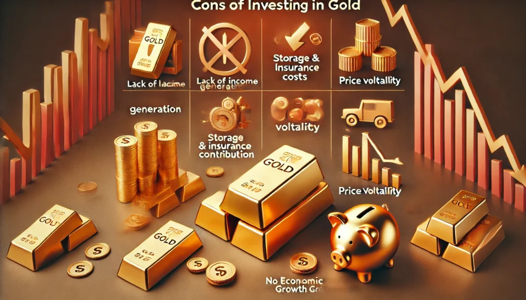 Cons of Investing in Gold